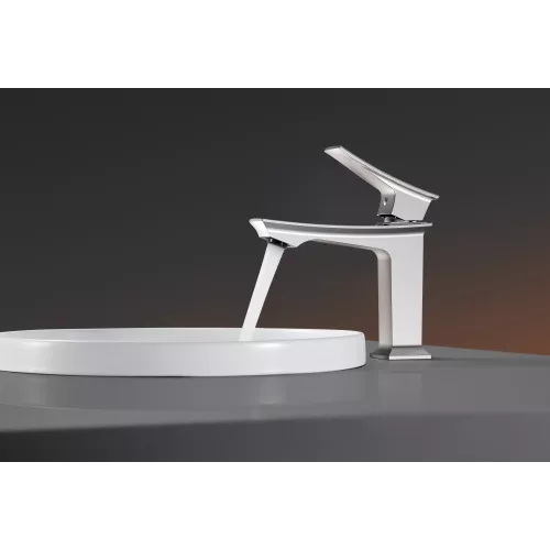 Смеситель для раковины ACWEN  PE-11100CP  хром, Выбрать цвет: Хром, изображение 7