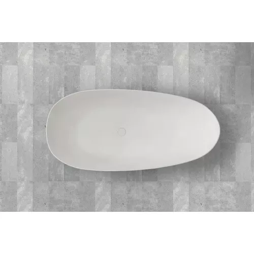 Ванна из искусственного камня ABBER Stein белая матовая, Выбрать размер: 170х80, изображение 6