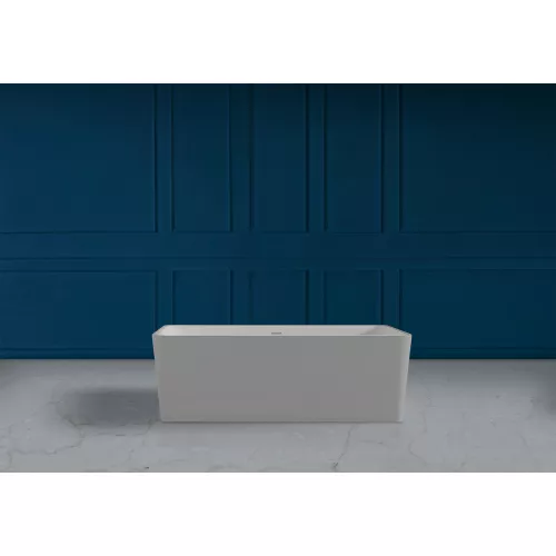 Ванна из искусственного камня ABBER Stein AS9623 белая матовая 170*80, изображение 2