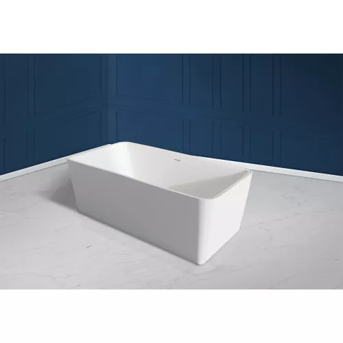 Ванна из искусственного камня ABBER Stein AS9623 белая матовая 170*80, изображение 3