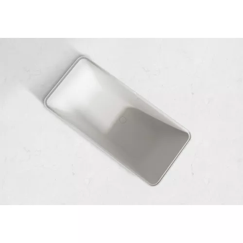 Ванна из искусственного камня ABBER Stein AS9623 белая матовая 170*80, изображение 4