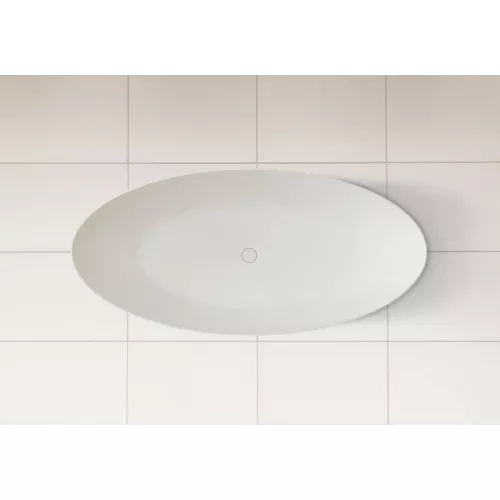 Ванна из искусственного камня ABBER Stein AS9625  белая матовая, Выбрать размер: 160x75, изображение 4