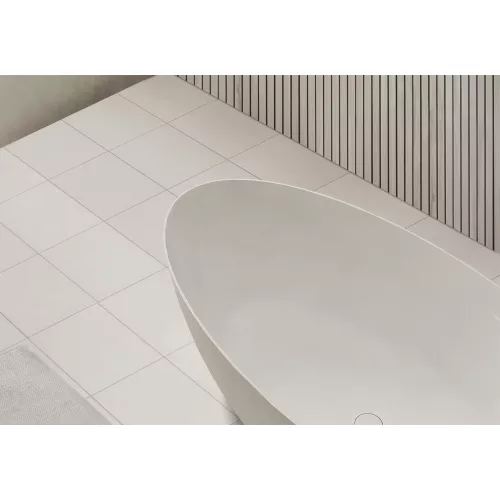 Ванна из искусственного камня ABBER Stein AS9625  белая матовая, Выбрать размер: 160x75, изображение 6