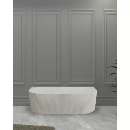 Ванна из искусственного камня ABBER Stein AS9630 белая матовая 170*75, изображение 4