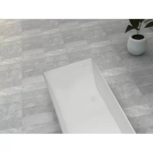 Ванна из искусственного камня ABBER Stein AS9640-1.5 белая матовая, Выбрать размер: 150*70, изображение 5
