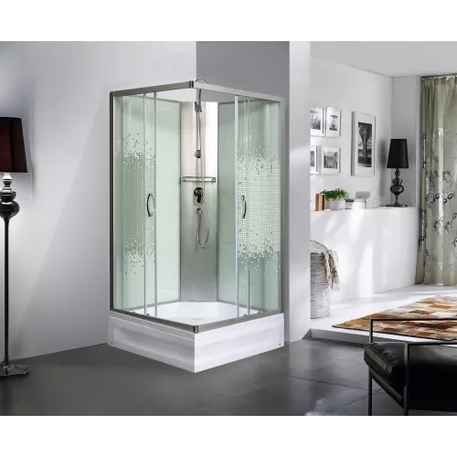 Душевая кабина МОНОМАХ Б/К S МЗ 70х70  без крыши квадратная, изображение 3