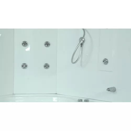 Душевая кабина четверть круга Timo LUX T-7725/7735/7755  высокий поддон, Выбрать размер: 120х120, изображение 14