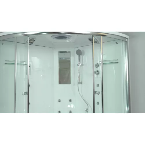 Душевая кабина четверть круга Timo LUX T-7725/7735/7755  высокий поддон, Выбрать размер: 120х120, изображение 5