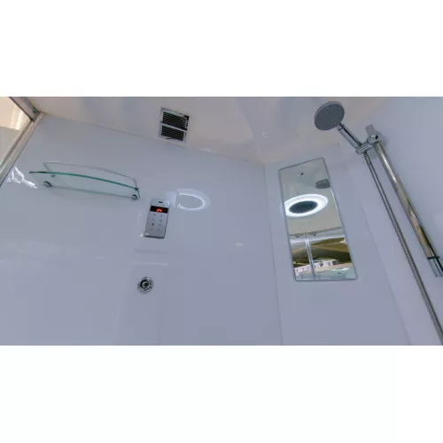 Душевая кабина четверть круга Timo LUX T-7725/7735/7755  высокий поддон, Выбрать размер: 120х120, изображение 3