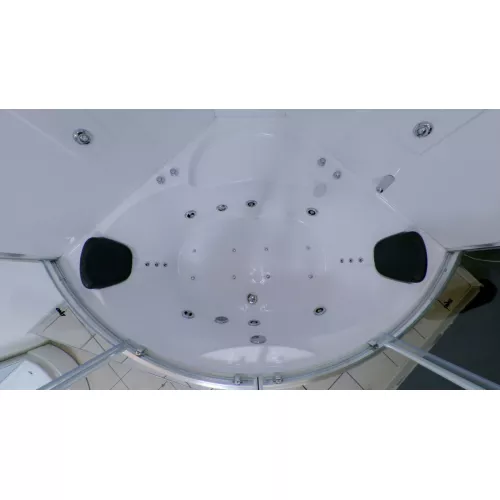 Душевая кабина четверть круга Timo LUX T-7725/7735/7755  высокий поддон, Выбрать размер: 120х120, изображение 6