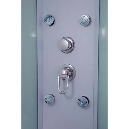 Душевая кабина четверть круга Timo ECO TE-0700/0780/0790 высокий поддон, Выбрать размер: 80x80 , Комплектация: гидромассаж, изображение 5