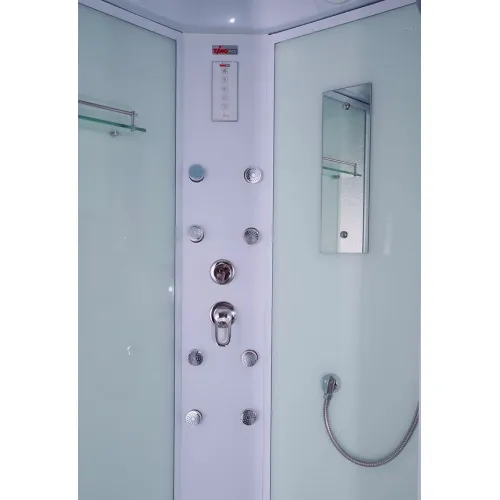 Душевая кабина четверть круга Timo ECO TE-0700/0780/0790 высокий поддон, Выбрать размер: 80x80 , Комплектация: гидромассаж, изображение 4