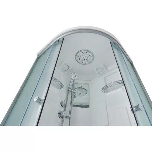 Душевая кабина четверть круга Timo Standart Т-5509 низкий поддон 90*90*225, Комплектация: без гидромассажа, изображение 4