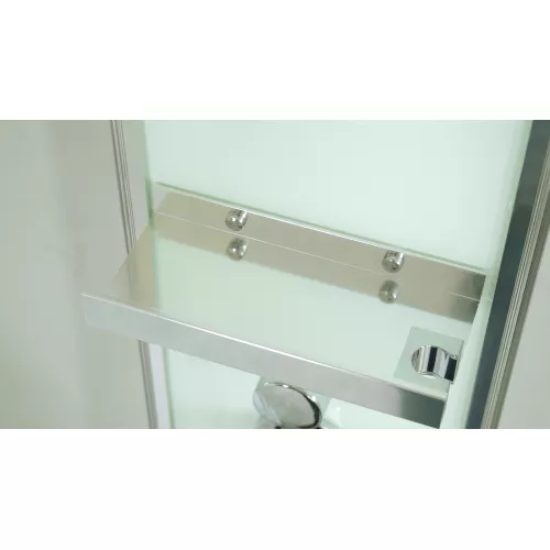 Душевая кабина асимметричная Timo Premium ILMA 902 L/R  120*80, Цвет стекла: прозрачное, Выбрать цвет: Хром, Ориентация: Левая, изображение 20