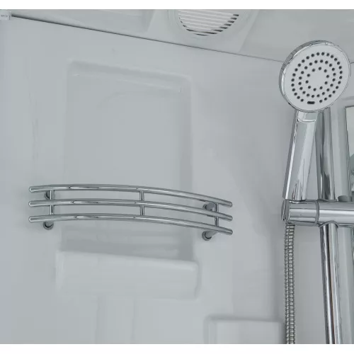 Душевая кабина четверть круга Timo Standart Т-5509 низкий поддон 90*90*225, Комплектация: без гидромассажа, изображение 6