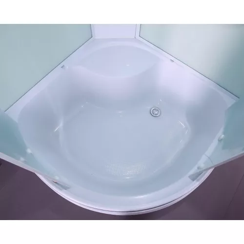 Душевая кабина четверть круга Timo ECO TE-0700/0780/0790 высокий поддон, Выбрать размер: 80x80 , Комплектация: без гидромассажа, изображение 2