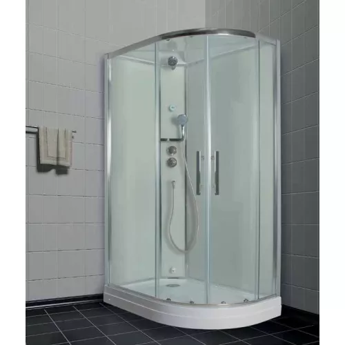 Душевая кабина асимметричная Timo Premium ILMA 902 L/R  120*80, Цвет стекла: прозрачное, Выбрать цвет: Хром, Ориентация: Левая, изображение 24