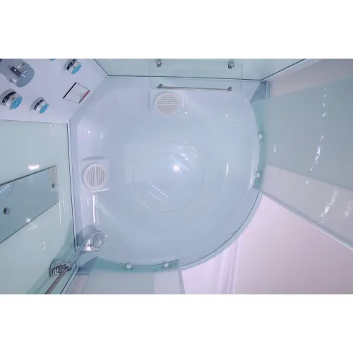 Душевая кабина четверть круга Timo ECO TE-0700/0780/0790 высокий поддон, Выбрать размер: 80x80 , Комплектация: гидромассаж, изображение 6