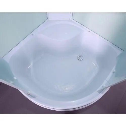 Душевая кабина четверть круга Timo ECO TE-0700/0780/0790 высокий поддон, Выбрать размер: 80x80 , Комплектация: гидромассаж, изображение 8