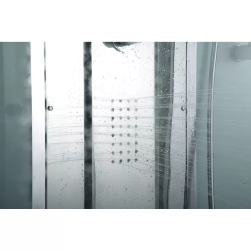 Душевая кабина четверть круга Timo COMFORT  T-8800/8880/8890C, Цвет стекла: прозрачное, Выбрать размер: 80x80 , Комплектация: гидромассаж, изображение 6