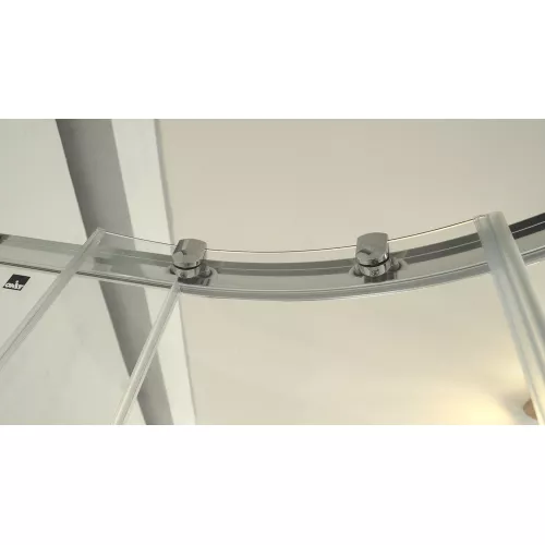 Душевая кабина асимметричная Timo Premium ILMA 902 L/R  120*80, Цвет стекла: прозрачное, Выбрать цвет: Хром, Ориентация: Левая, изображение 7