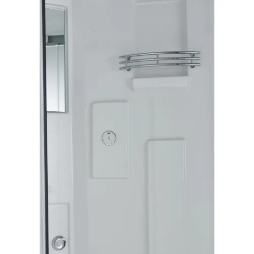 Душевая кабина асимметричная Timo STANDART T-5520 L/R высокий поддон, Цвет стекла: матовое, Выбрать цвет: Хром, Выбрать размер: 120x85, Ориентация: Левая, Комплектация: без гидромассажа, изображение 6