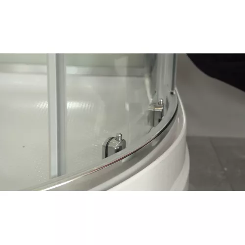 Душевая кабина асимметричная Timo Premium ILMA 902 L/R  120*80, Цвет стекла: прозрачное, Выбрать цвет: Хром, Ориентация: Левая, изображение 8