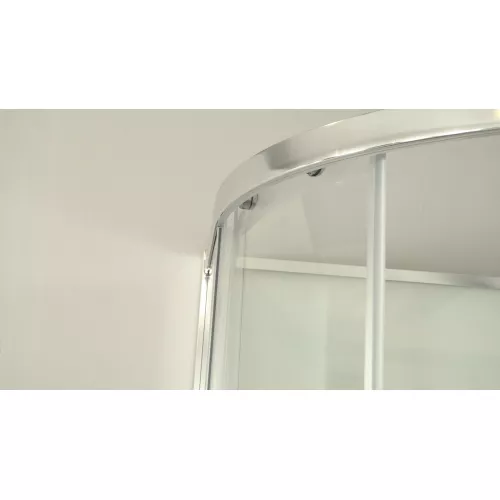 Душевая кабина асимметричная Timo Premium ILMA 902 L/R  120*80, Цвет стекла: прозрачное, Выбрать цвет: Хром, Ориентация: Левая, изображение 3