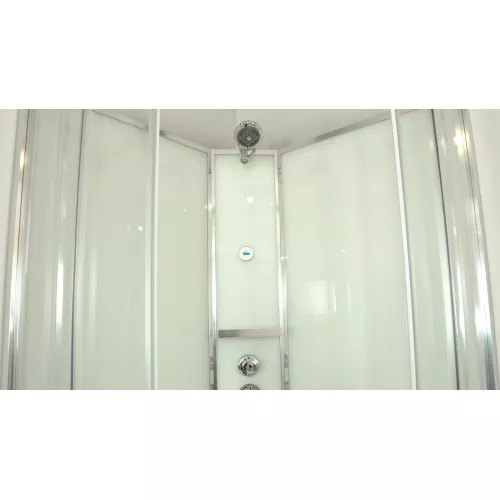 Душевая кабина асимметричная Timo Premium ILMA 902 L/R  120*80, Цвет стекла: прозрачное, Выбрать цвет: Хром, Ориентация: Левая, изображение 11