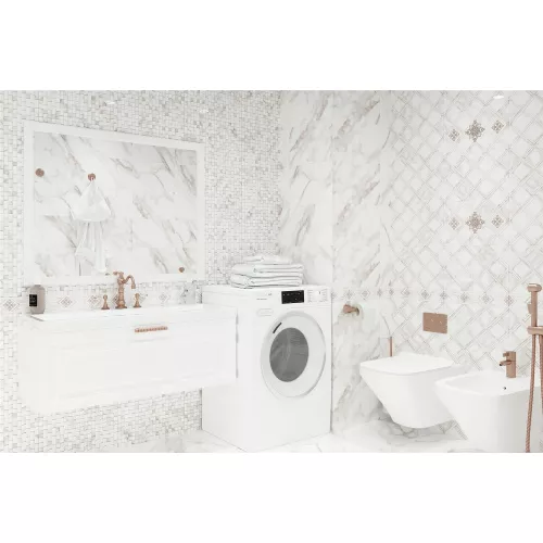 Строительные материалы: Декор керам. Calacatta Gold GT Белый  40*25 01 1 в магазине Акватория