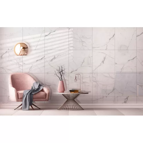 Керамогранит Elegant Statuario_GT Белый  60x60/60х120 полир., Выбрать размер: 60*60, изображение 17