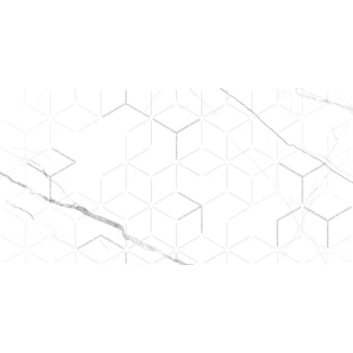 Декор керам. Siluet GT Бел. 50*25, Выбрать цвет: Белый декор, изображение 3