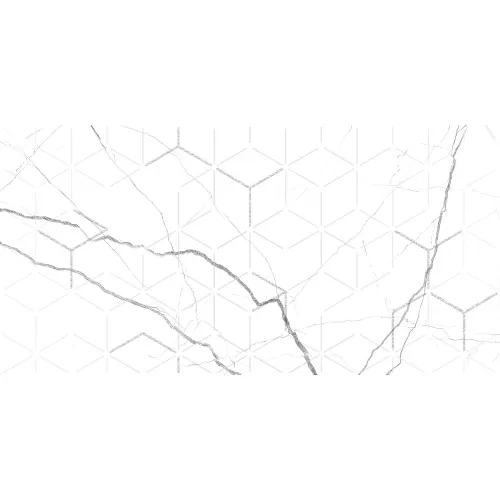 Декор керам. Siluet GT Бел. 50*25, Выбрать цвет: Белый декор, изображение 5