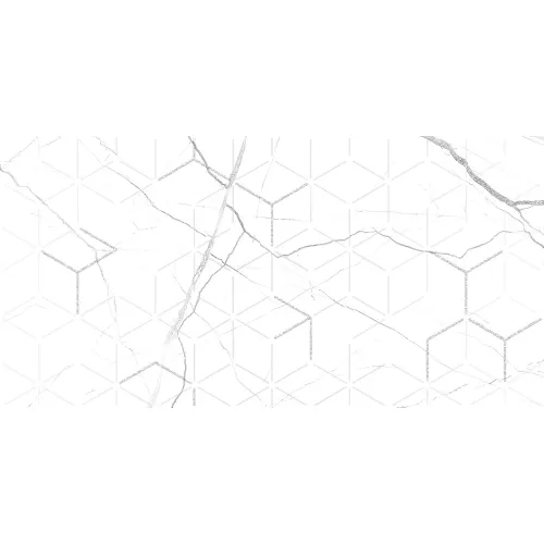 Декор керам. Siluet GT Бел. 50*25, Выбрать цвет: Белый декор, изображение 6