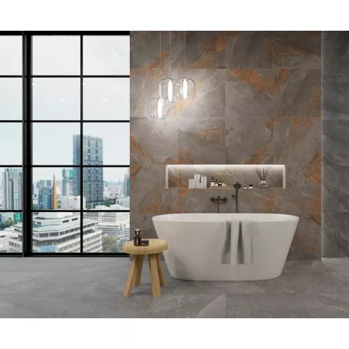 Плитка грес глаз. Rocket_GT серо-коричневый 60*60, Выбрать цвет: Серо-коричневый, изображение 13