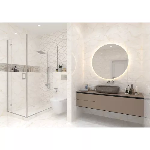 Плитка облиц. Delight GT Бежевый  60*25 (02), Выбрать цвет: Бежевый декор, Выбрать размер: 25х60, изображение 10