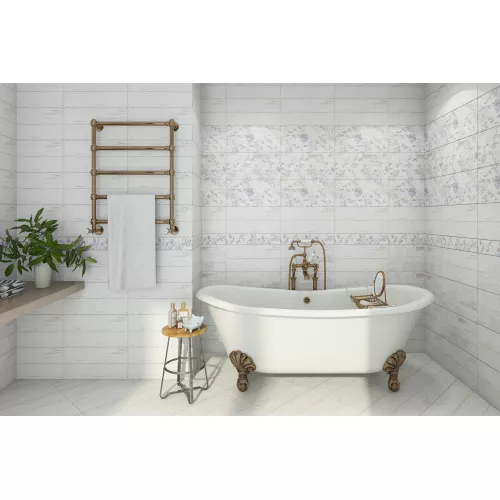 Плитка облиц. San Remo Белый  50*25 панно часть 1/2, Выбрать цвет: Панно 1, Выбрать размер: 50х25, изображение 2