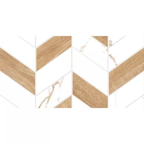 Плитка облиц. Marmaris GT Белый  50*25 геометрия, изображение 3