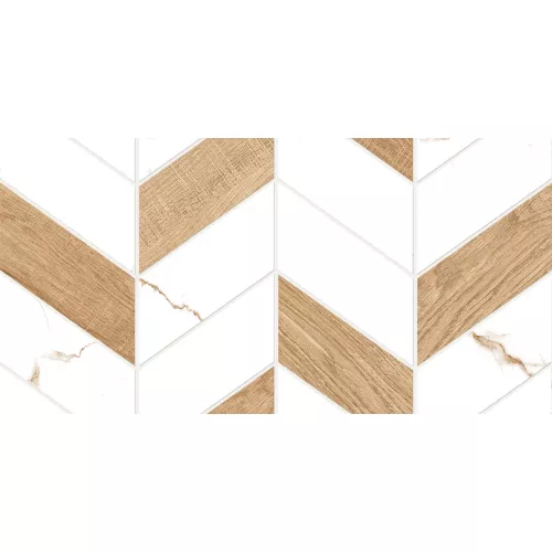 Плитка облиц. Marmaris GT Белый  50*25 геометрия, изображение 5