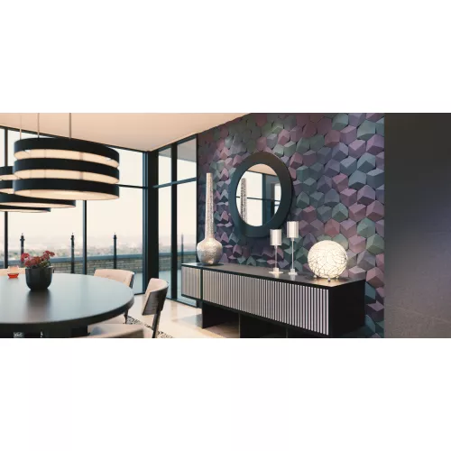 Панель гипсовая 3D ARTPOLE CUBE-Ex1/Ex2/Solo, Внешний вид: EX1, изображение 4