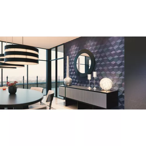 Панель гипсовая 3D ARTPOLE CUBE-Ex1/Ex2/Solo, Внешний вид: EX1, изображение 5