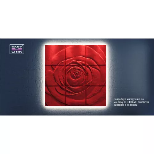 Панель-панно гипсовая 3D ARTPOLE ROSE ( комплект), изображение 7