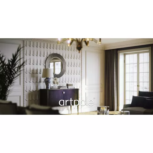 Панель гипсовая 3D ARTPOLE  PERO/глянец/мат, Внешний вид: Классика, изображение 6