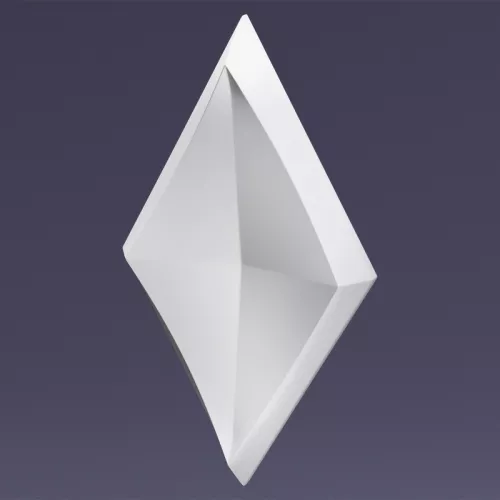 Панель гипсовая 3D ARTPOLE ROMBUS/глянец/мат, Внешний вид: Классика