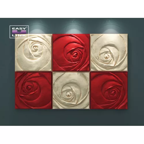 Панель гипсовая 3D ARTPOLE Rose Пятый элемент, изображение 3