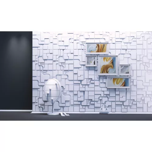 Панель гипсовая 3D ARTPOLE SPACE 1/2 + ( LED ), Внешний вид: Рисунок 1, изображение 2