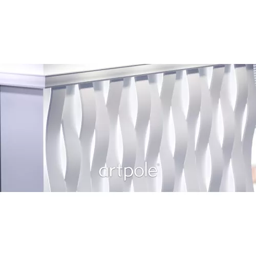 Панель гипсовая 3D ARTPOLE SURF /классика/мат/глянец + ( LED ), Внешний вид: Классика, изображение 4