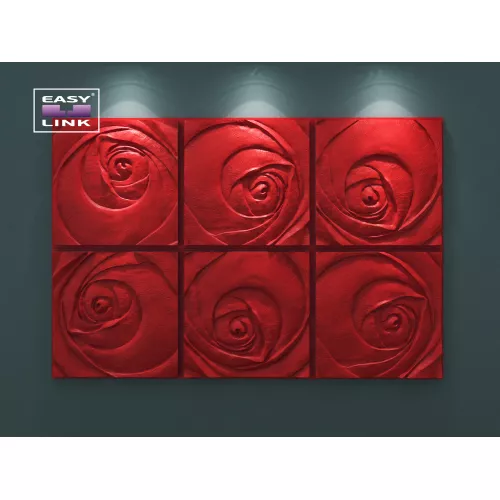 Панель гипсовая 3D ARTPOLE Rose Пятый элемент, изображение 4