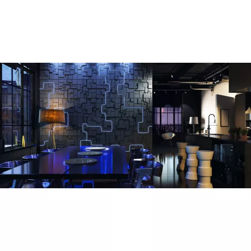 Панель гипсовая 3D ARTPOLE SPACE 1/2 + ( LED ), Внешний вид: Рисунок 1, изображение 4