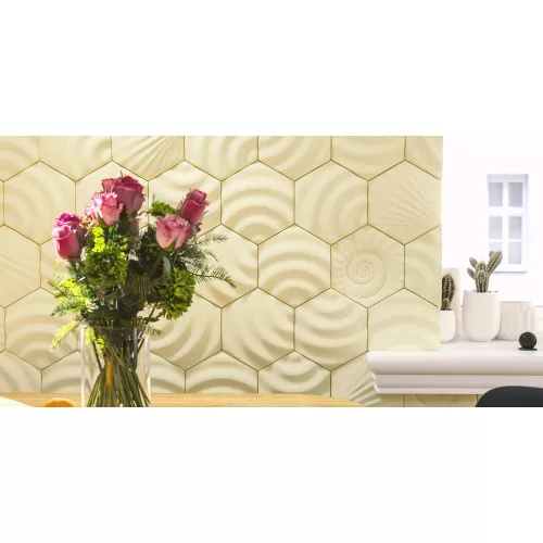 Панель гипсовая 3D ARTPOLE HEKSA, Внешний вид: ALFA, изображение 12